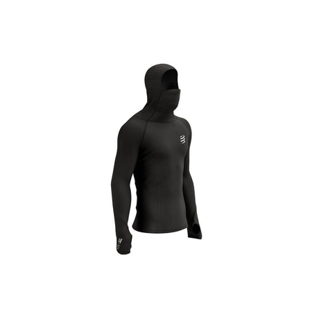 Compressport 3D Thermo Ultralight Racing Hoodie (Black) - Cam2