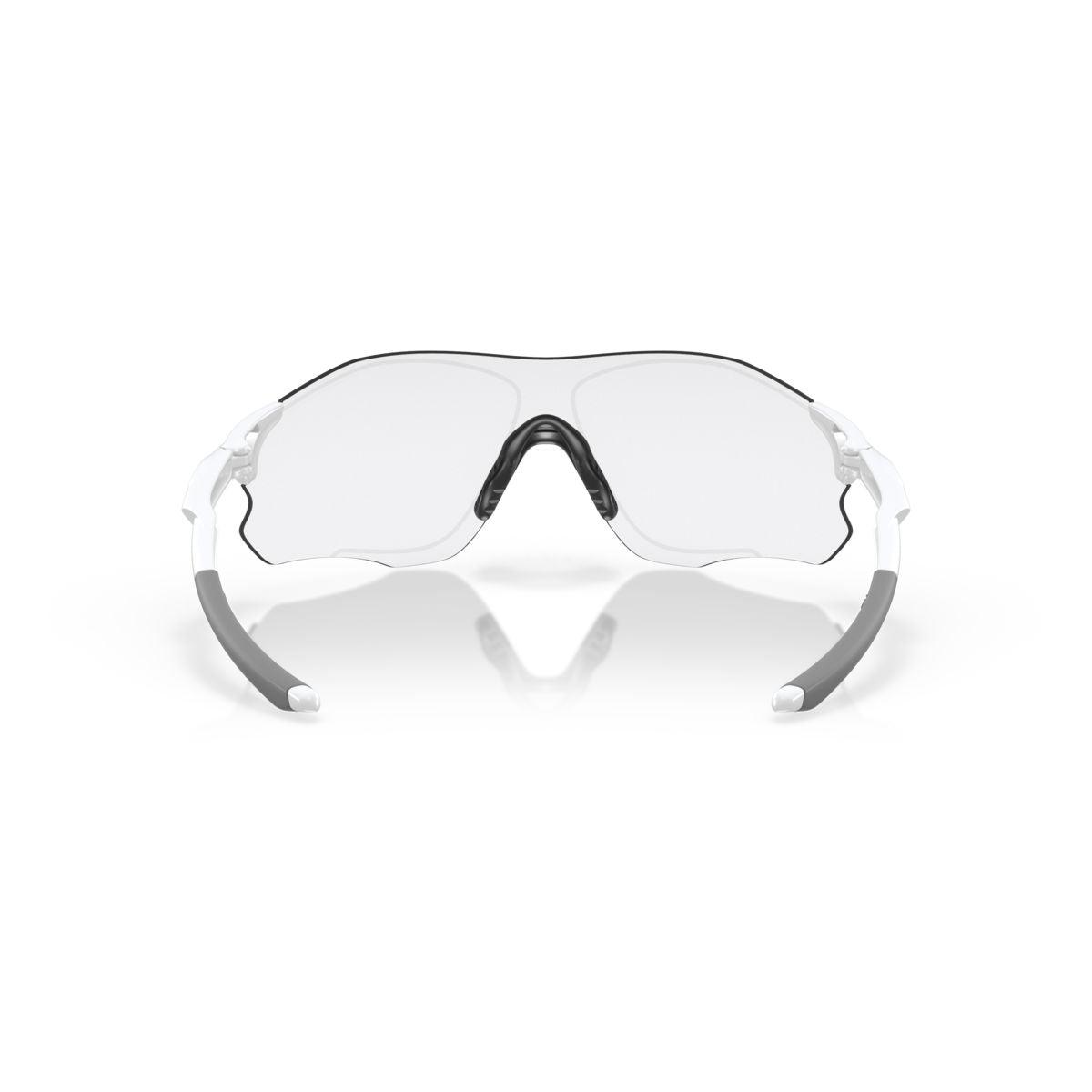 Oakley Evzero path (Low Bridge Fit) Matte White/Clear To Black Iridium Photochromic 0OO9313-931306