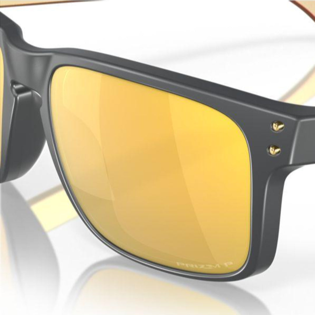 Oakley Holbrook (Low Bridge Fit) Matte Carbon/Prizm 24K Polarized 0OO9244-924459