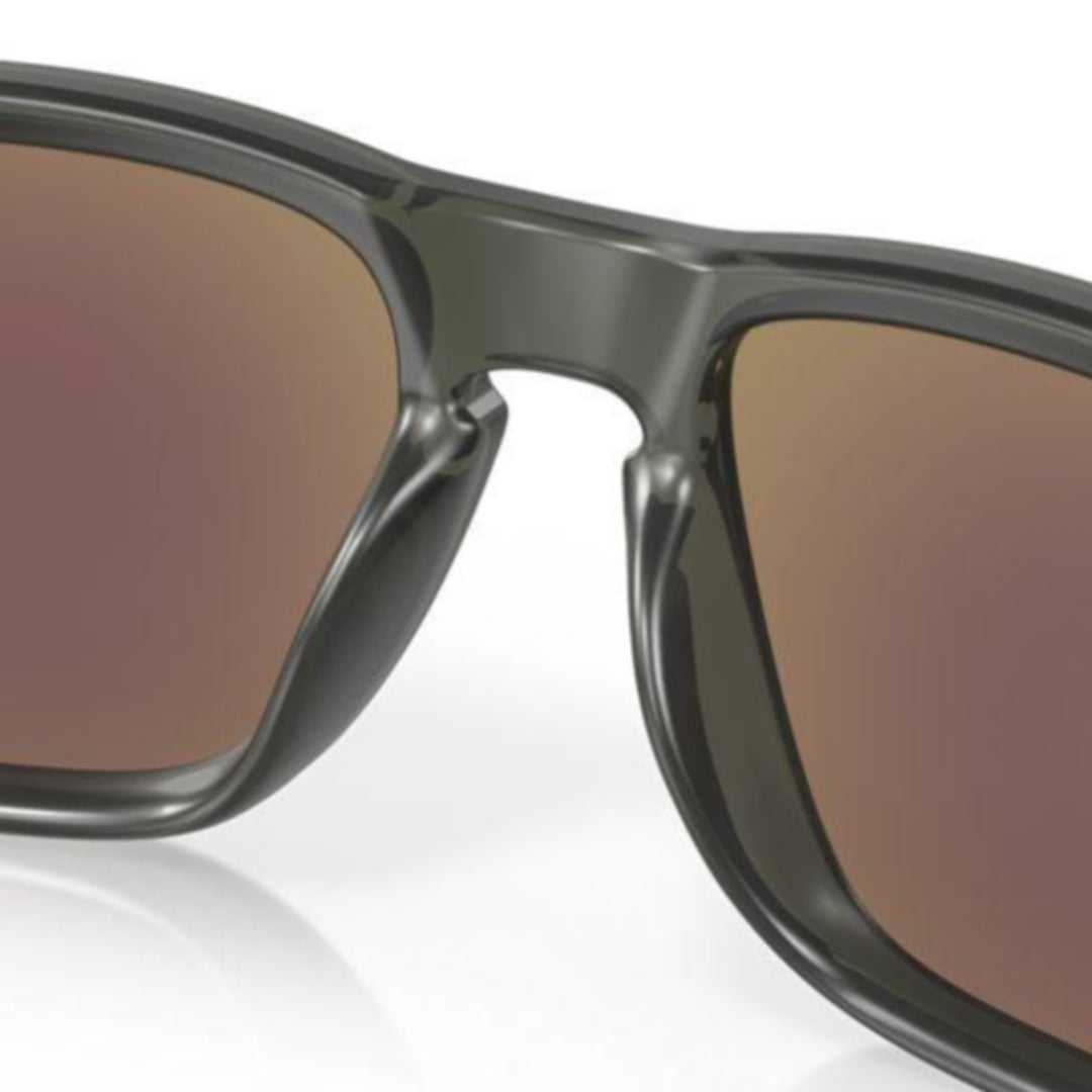 Oakley Holbrook (Low Bridge Fit) Matte Grey Smoke/Prizm Sapphire Polarized 0OO9244-924465