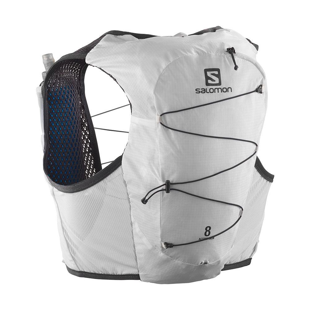 Salomon Unisex Active Skin 8 Running Vest w/ Flasks - Cam2