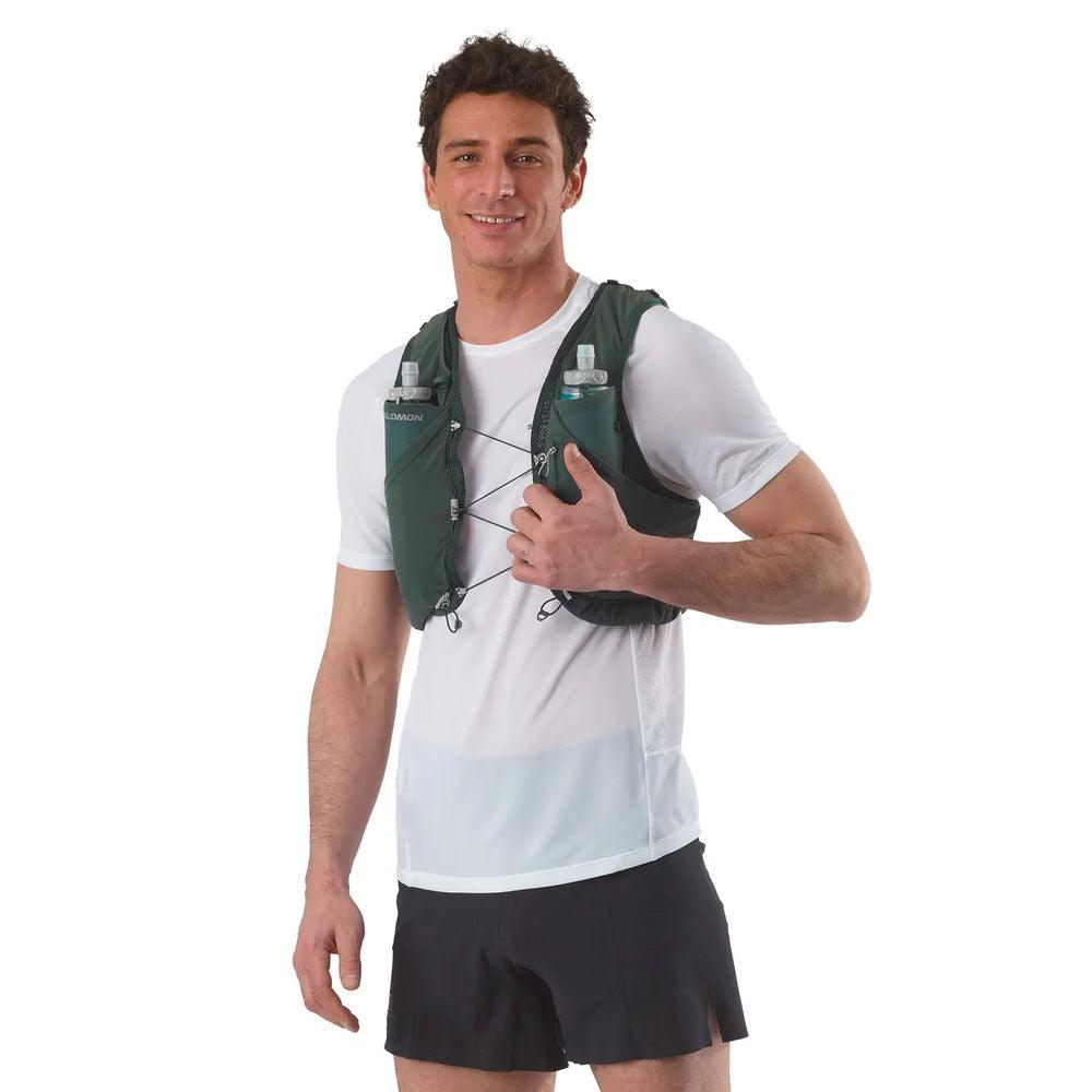 Salomon Unisex Adv Skin 5 Running Vest w/ Flasks - Cam2