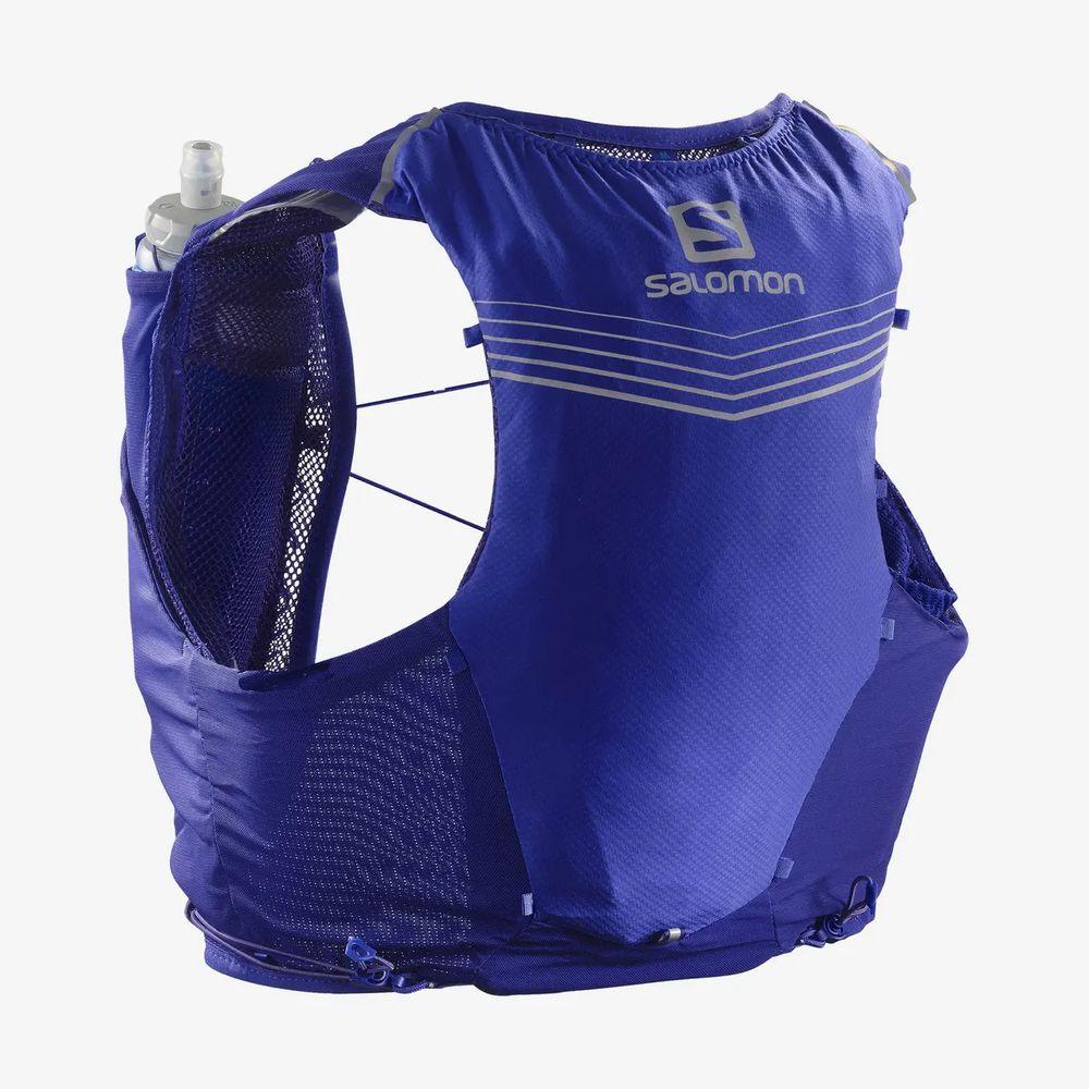 Salomon Unisex Adv Skin 5 Running Vest w/ Flasks - Cam2