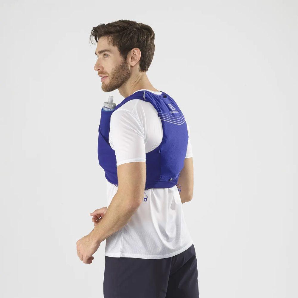 Salomon Unisex Adv Skin 5 Running Vest w/ Flasks - Cam2
