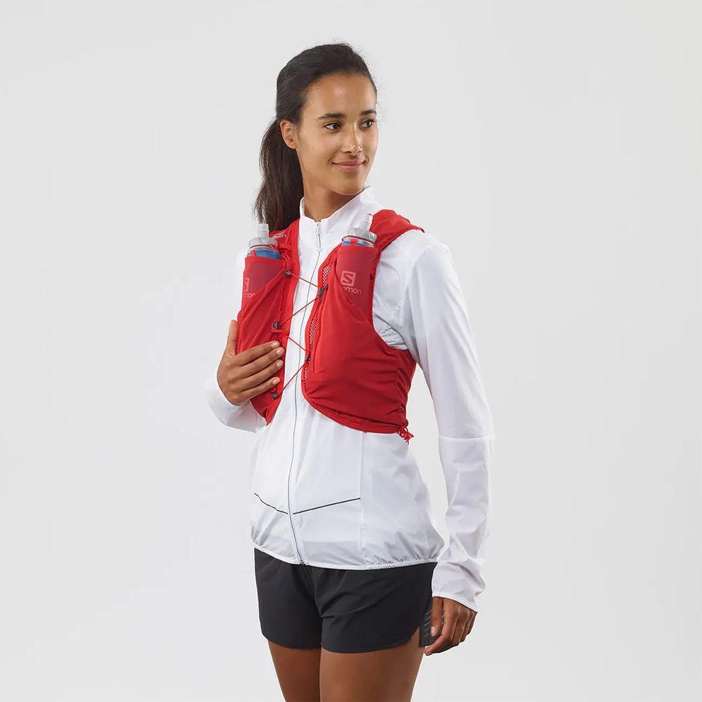 Salomon Unisex Adv Skin 5 Running Vest w/ Flasks - Cam2
