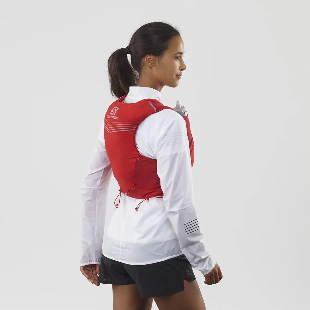 Salomon Unisex Adv Skin 5 Running Vest w/ Flasks - Cam2