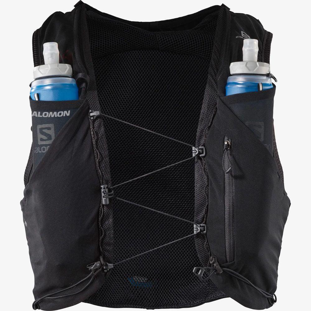 Salomon Unisex Adv Skin 5 Running Vest w/ Flasks - Cam2