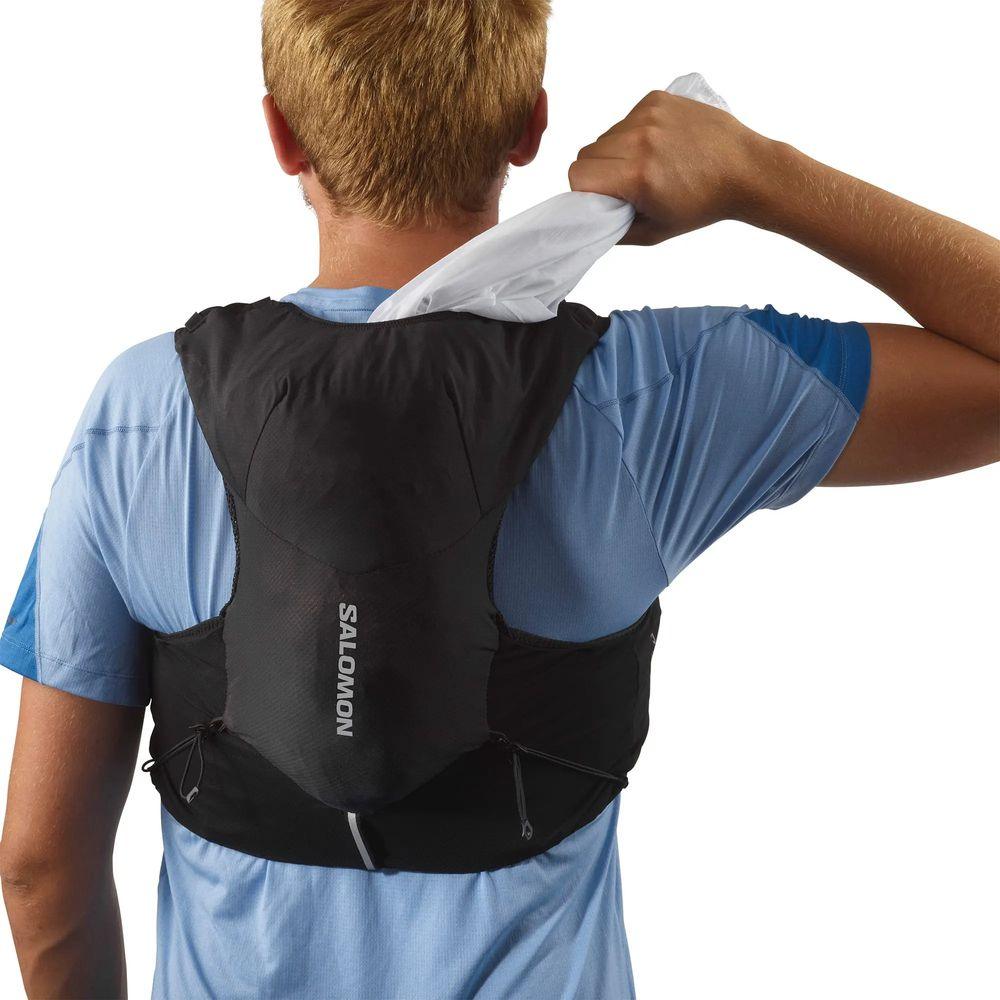 Salomon Unisex Adv Skin 5 Running Vest w/ Flasks - Cam2