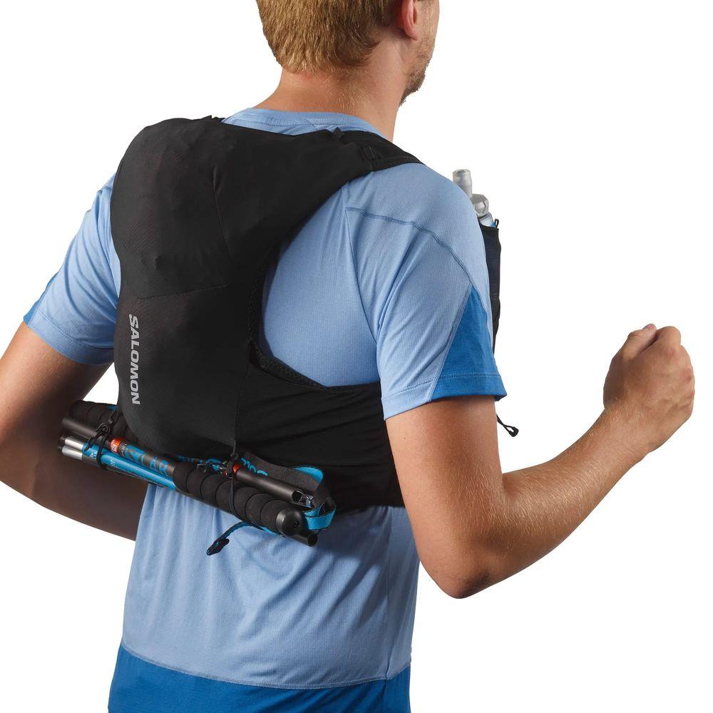 Salomon Unisex Adv Skin 5 Running Vest w/ Flasks - Cam2