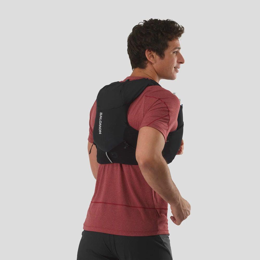 Salomon Unisex Adv Skin 5 Running Vest w/ Flasks - Cam2