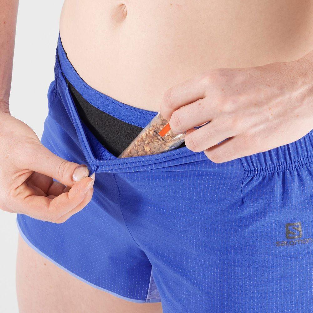 Salomon Women's Sense Aero 3 Shorts - Cam2