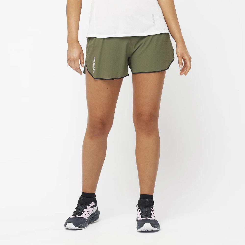 Salomon Women's Sense Aero 3 Shorts - Cam2