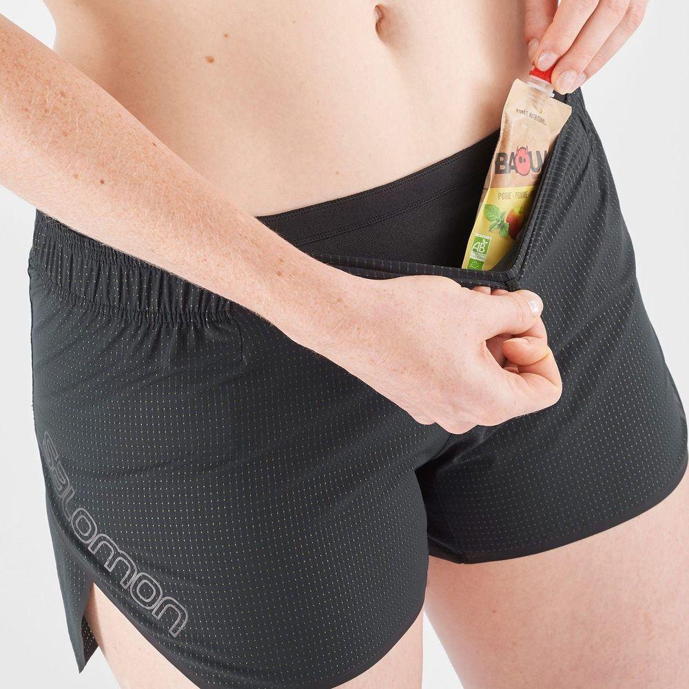 Salomon Women's Sense Aero 3 Shorts - Cam2