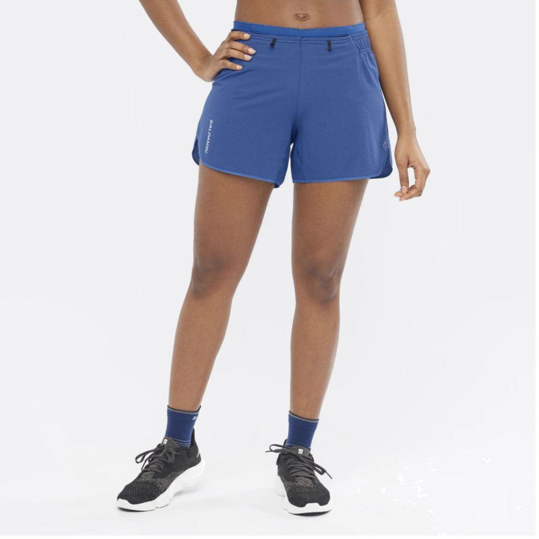 Salomon Women's Sense Aero 5 Shorts - Cam2