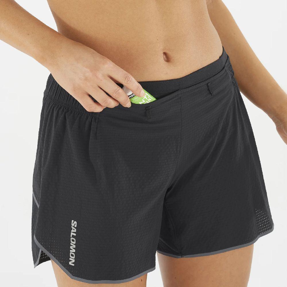 Salomon Women's Sense Aero 5 Shorts - Cam2