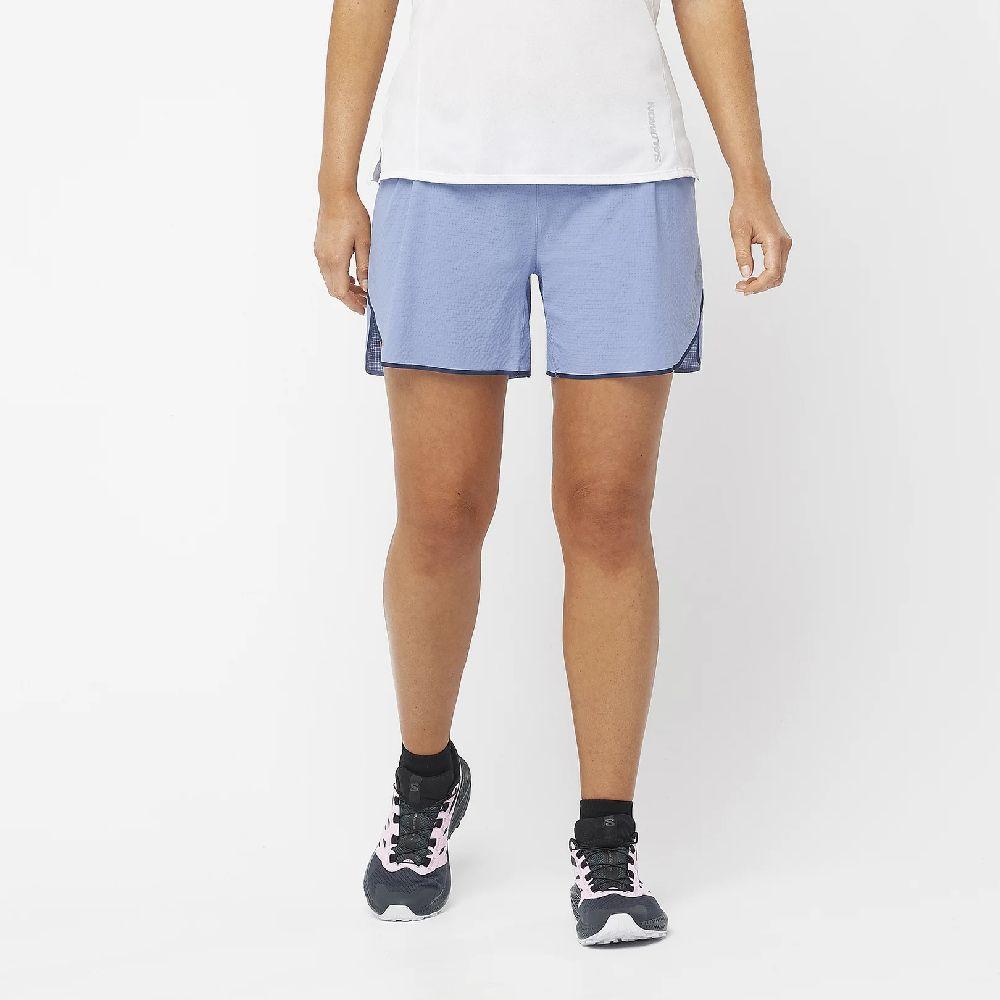 Salomon Women's Sense Aero 5 Shorts - Cam2