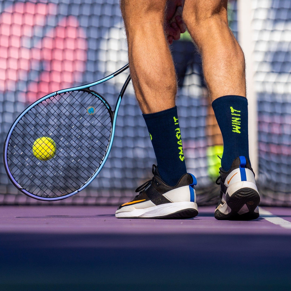 Sporcks Smash It Blue Tennis/Paddle Socks