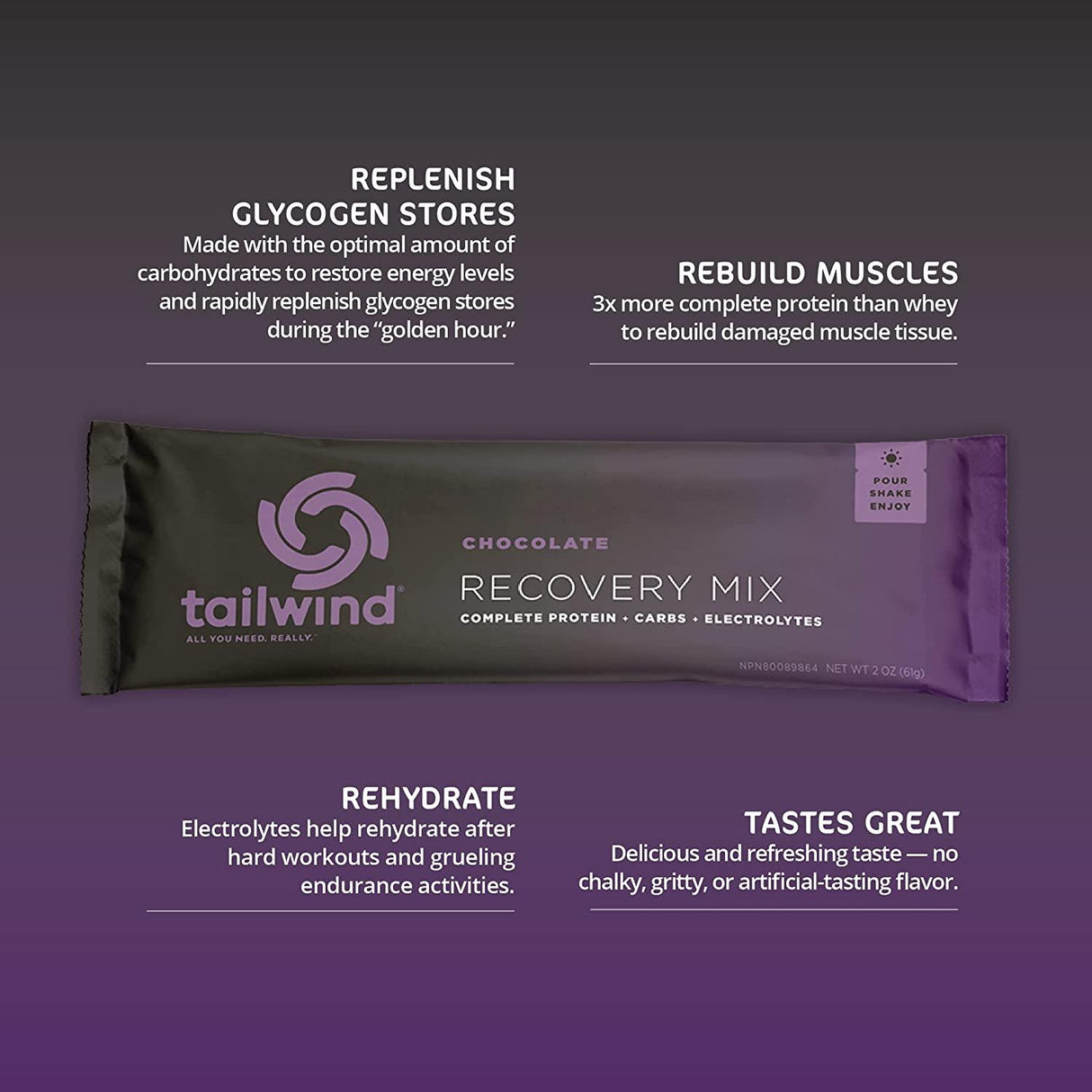 Tailwind Rebuild Recovery (1 Servings Stick) - Cam2