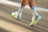 Incylence - Incylence Unisex's Ultralight High-Cut Running Socks (Waves Mystic) - Cam2 