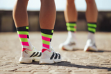 Incylence - Incylence Unisex's Ultralight High-Cut Running Socks (Spirals) - Cam2 