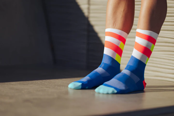 Incylence - Incylence Unisex's Ultralight High-Cut Running Socks (Spirals) - Cam2 