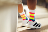 Incylence - Incylence Unisex's Ultralight High-Cut Running Socks (Spirals) - Cam2 