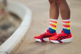 Incylence - Incylence Unisex's Ultralight High-Cut Running Socks (Spirals) - Cam2 