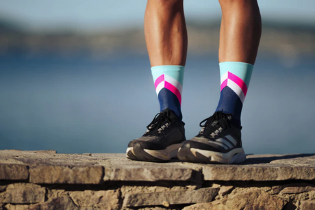 Incylence - Incylence Unisex's Ultralight High-Cut Running Socks (Apex) - Cam2 