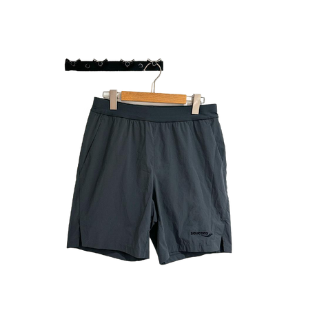 Saucony Men's Sport shorts (Black) SC2239028B-1 - Cam2