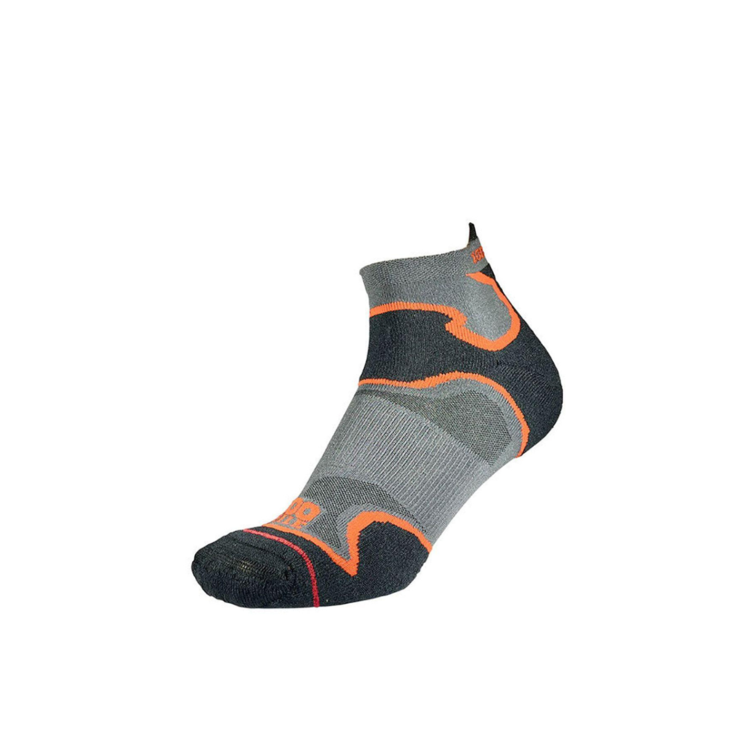 1000 Mile Men's Fusion Socklet (Black Orange)