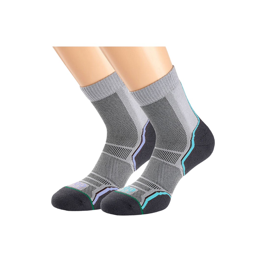 1000 Mile Women's Trail 21 Single Layer Socks Twin Pack 