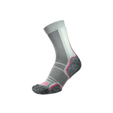 1000 Mile Women's Trek Socks Repreve 2-Pack (Silver Blue/Pink)