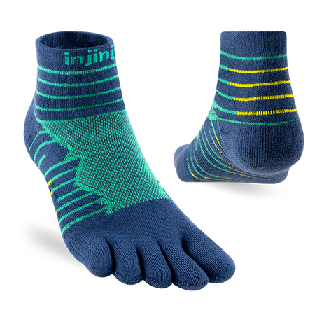 Injinji - injinji Unisex's Ultra Run Mini‑Crew Socks (401130) - Cam2 