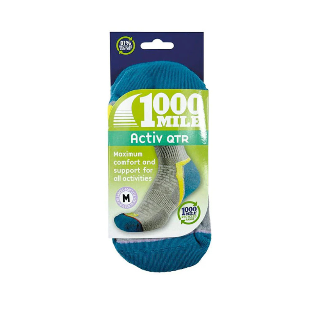 1000 Mile Women's Activ QTR Sock Repreve (1478S)