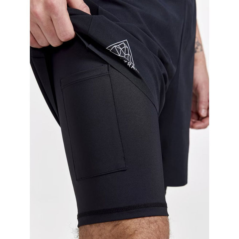Craft Men's Pro Trail 2IN1 Shorts (Black)