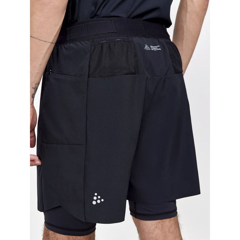 Craft Men's Pro Trail 2IN1 Shorts (Black)