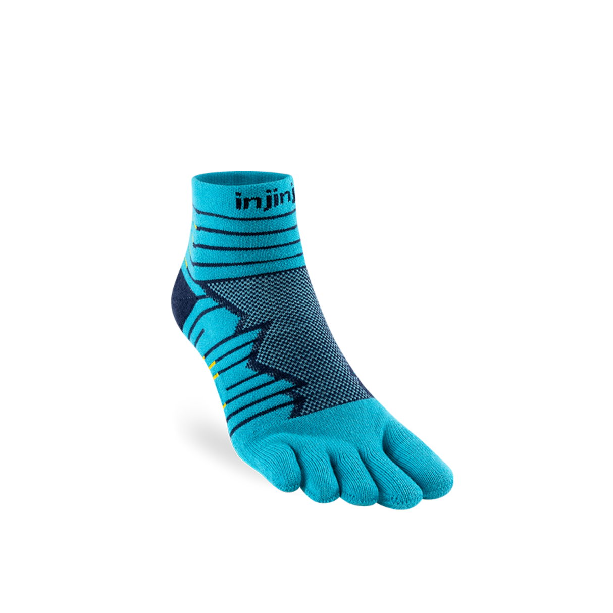 Injinji - injinji Unisex's Ultra Run Mini‑Crew Socks (401130) - Cam2 