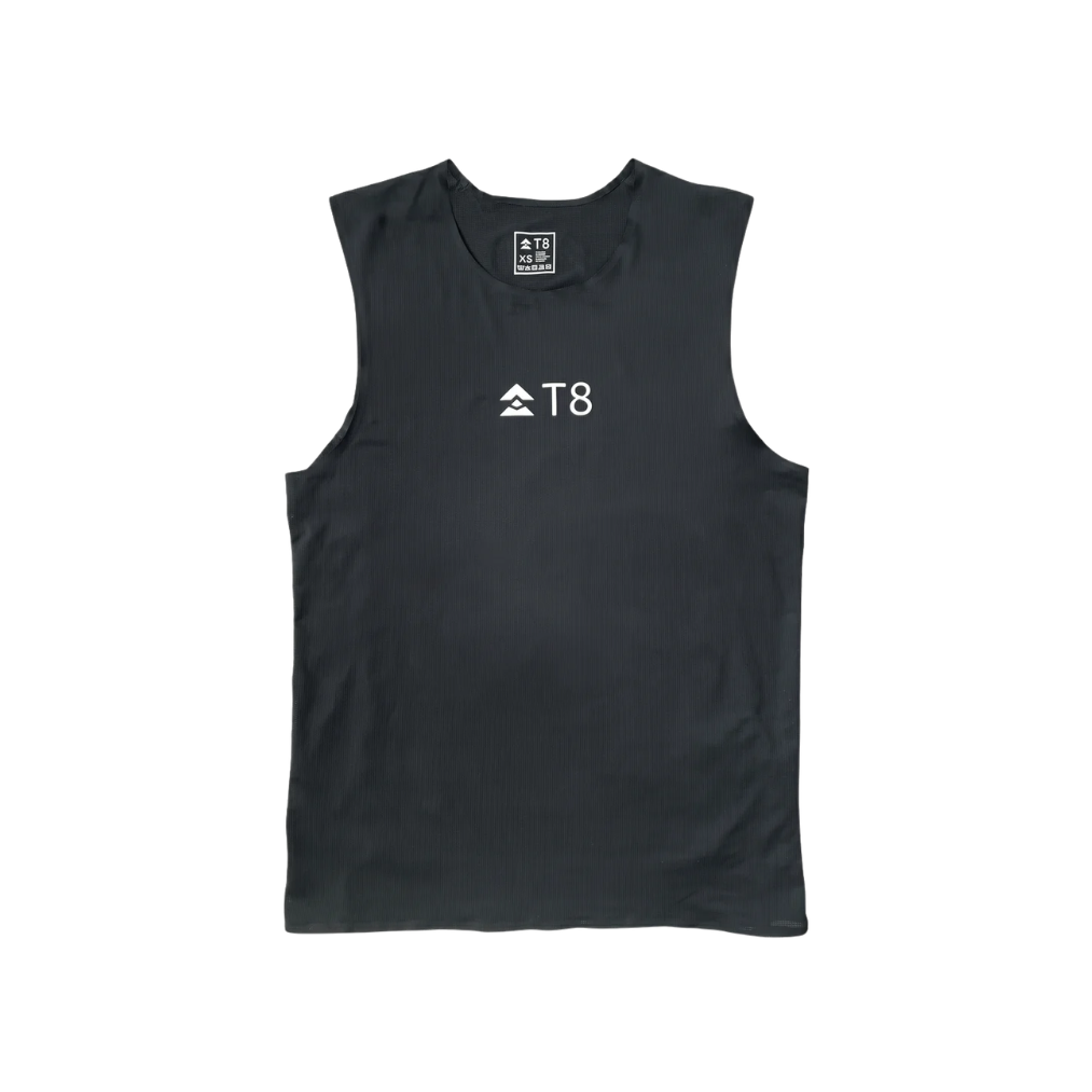 T8 Men's Trail Running Tank 2 (Black)