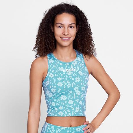 SAYSKY - SAYSKY Women's Flower Combat Crop Top - Cam2 