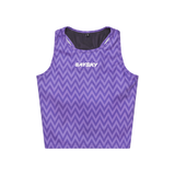 SAYSKY - SAYSKY Women's Zig Zag Combat Crop Top - Cam2 