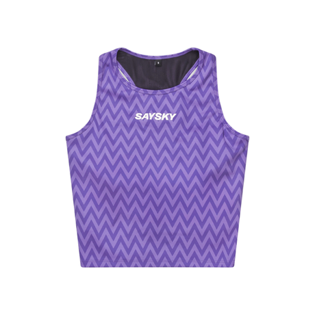 SAYSKY - SAYSKY Women's Zig Zag Combat Crop Top - Cam2 