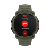 Polar - Polar Street X Premium Multisport Watch (Forest Green) - Cam2 