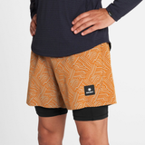 SAYSKY Men's Reflective Pace 2 in 1 Shorts 5"