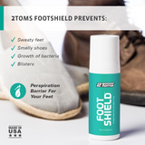 2Toms FootShield Foot Odor and Perspiration Barrier