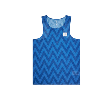 SAYSKY - SAYSKY Men's Zig Zag Flow Air Singlet - Cam2 