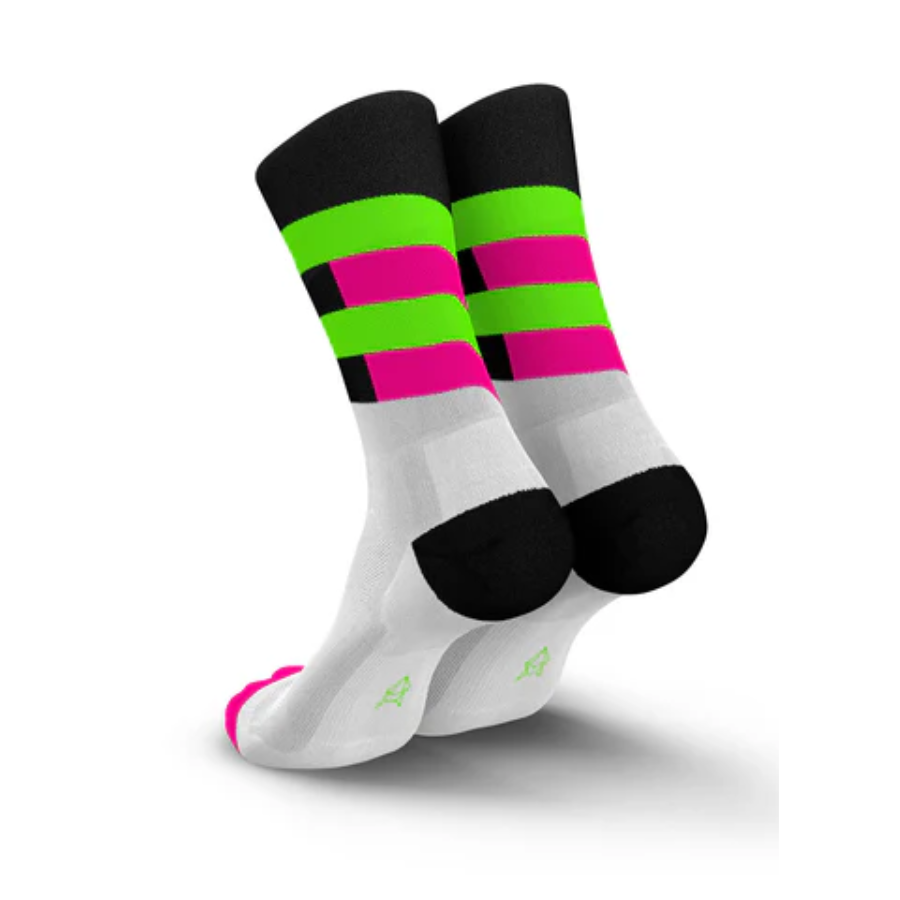 Incylence - Incylence Unisex's Ultralight High-Cut Running Socks (Spirals) - Cam2 