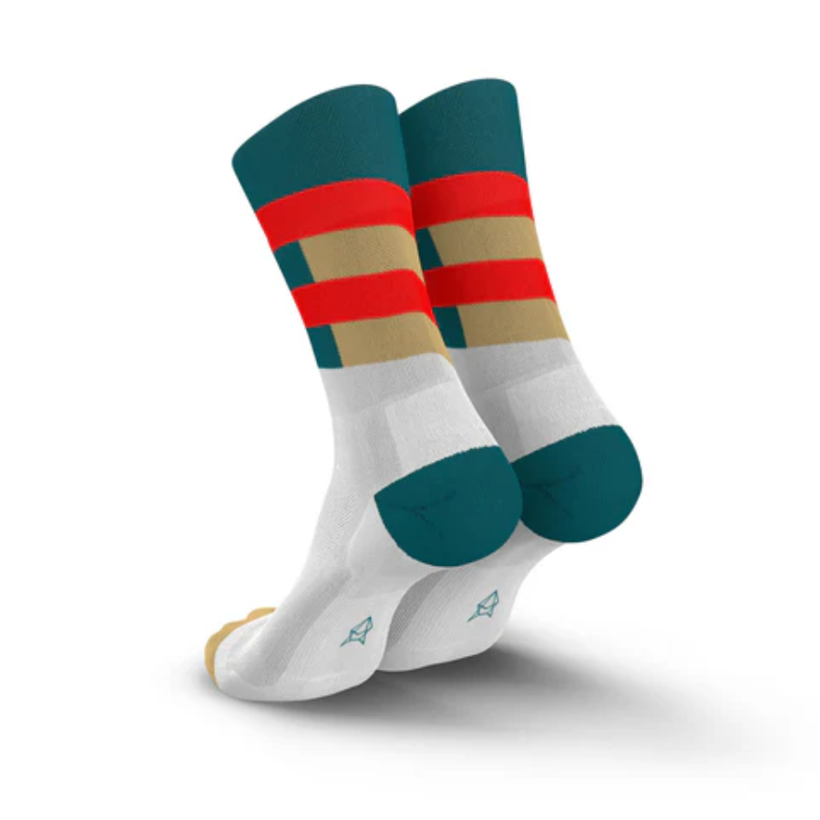 Incylence - Incylence Unisex's Ultralight High-Cut Running Socks (Spirals) - Cam2 