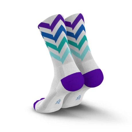 Incylence - Incylence Unisex's Ultralight High-Cut Running Socks (Waves Mystic) - Cam2 