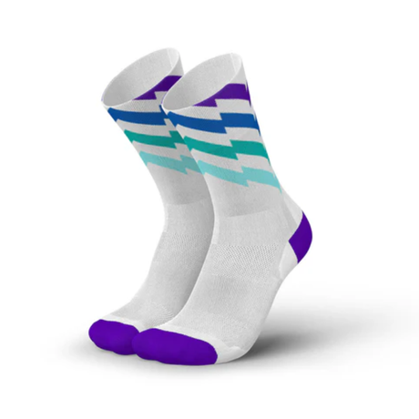 Incylence - Incylence Unisex's Ultralight High-Cut Running Socks (Waves Mystic) - Cam2 