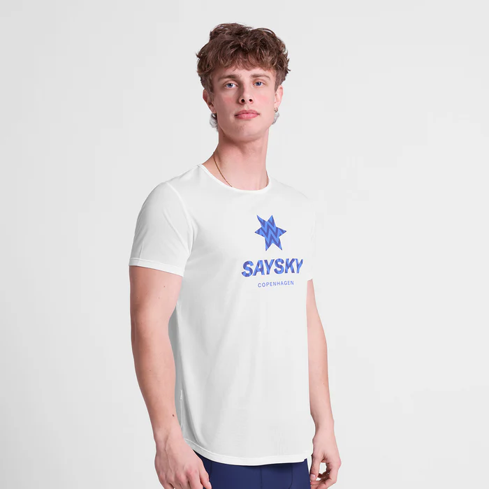SAYSKY - SAYSKY Men's Zig Zag Flow T-shirt - Cam2 